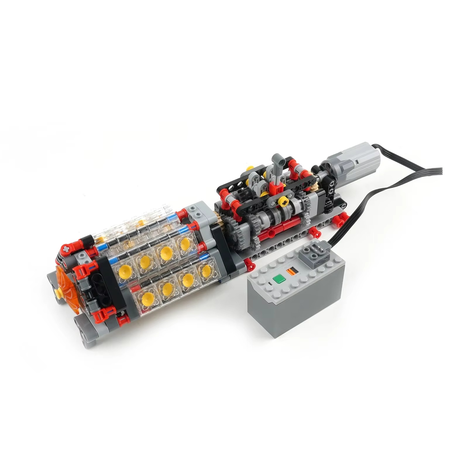 High-Tech Transparent V16 Engi - огляд і ціна Model Kit Engine