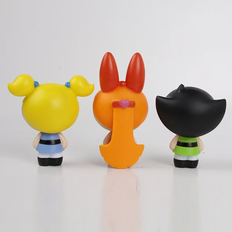 Powerpuff Girls PVC Figure Set - огляд і ціна Model Kit Anime Girl