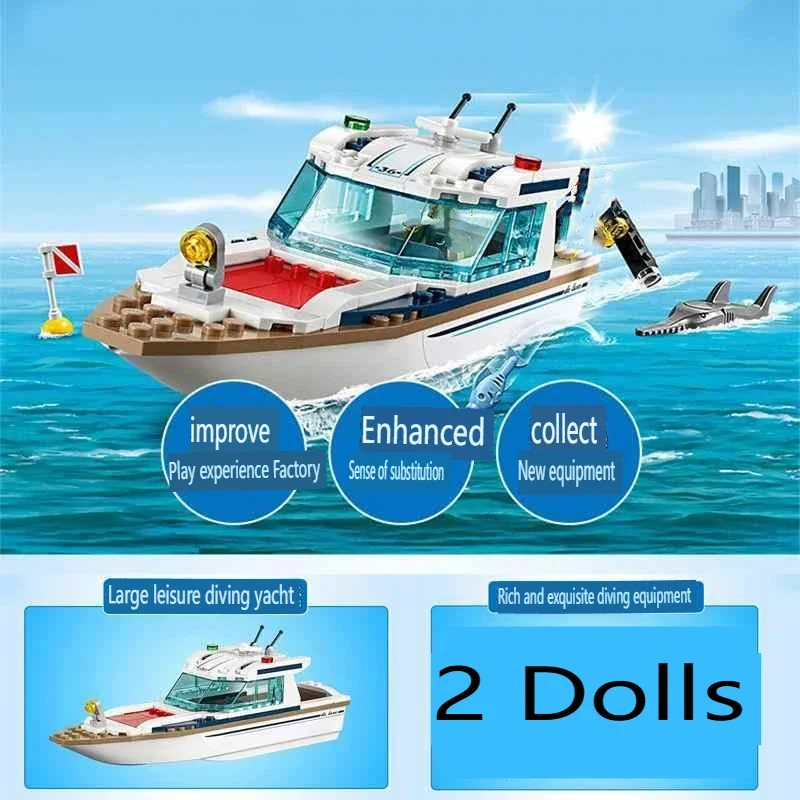 City Series 60221 Sunshine Div - огляд і ціна Model Kit Yacht