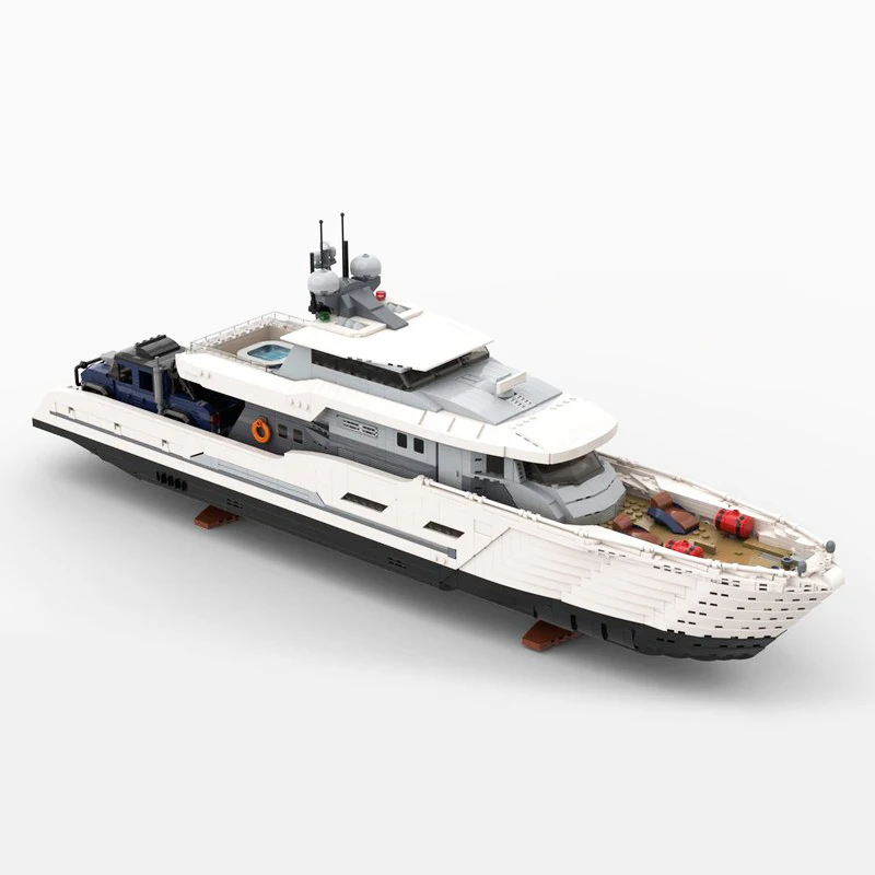 4367PCS White Moc Explorer Yac - огляд і ціна Model Kit Yacht