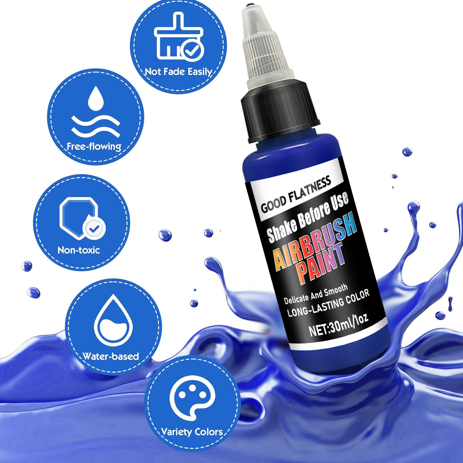 Airbrush Acrylic Paint Set 12  - огляд і ціна Paint Model Kit